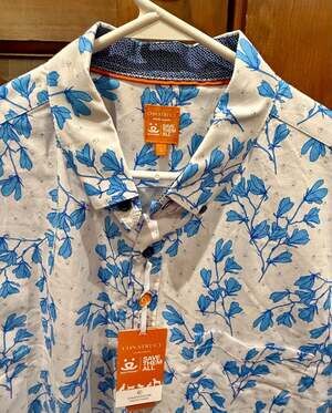 CON.STRUCT SAVE THEM ALL Men's Floral Print Performance Short Sleeve Shirt